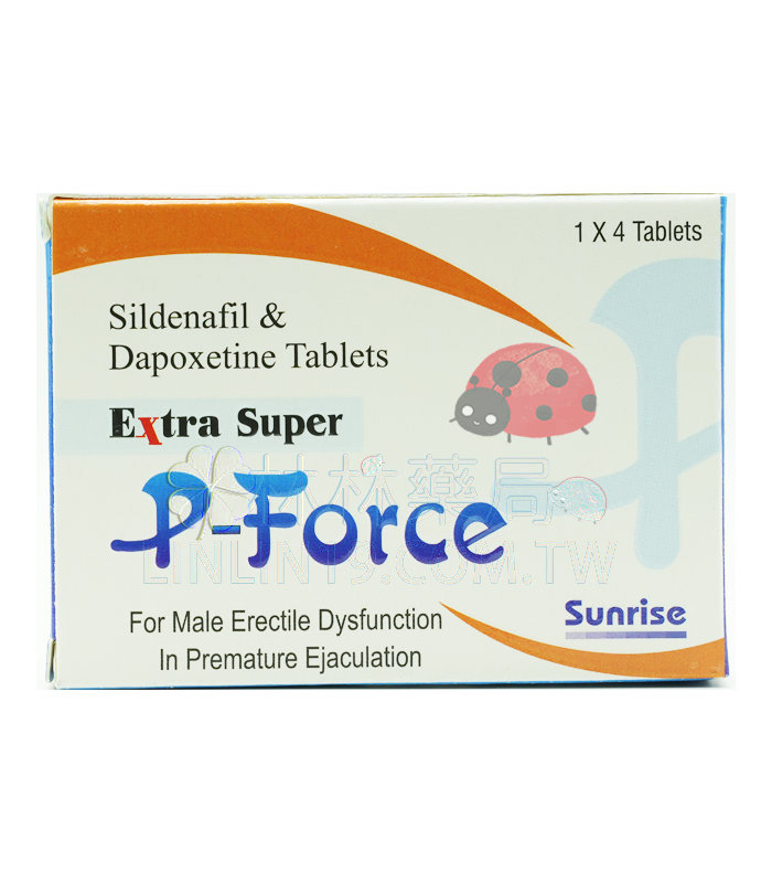 必利吉 助勃延時 藍P 雙效威而鋼 Super P-Force 200mg/4粒