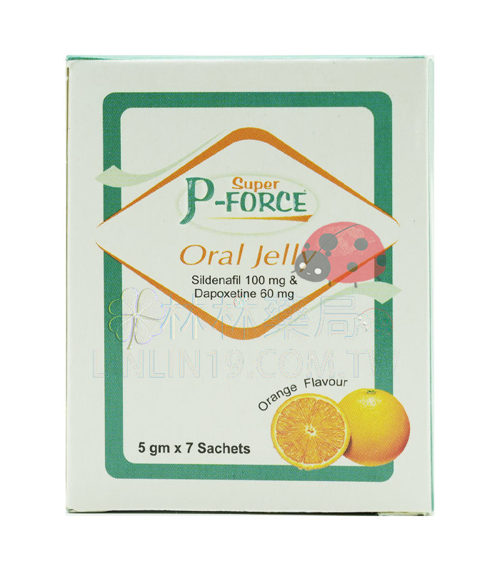 雙效果凍威而鋼 Super P-Force Oral Jelly 160mg/7包 助勃延時